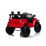 Elektrické autíčko - Jeep Dark Night - nelakované - červené